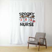 Niedliches Halloween Nurse Ghosts Cartoon Classic Wandteppich (Beispiel)
