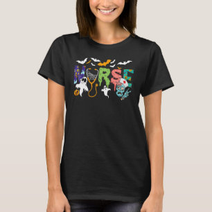 Niedliches Halloween Nursing Zombie Halloween Pat T-Shirt