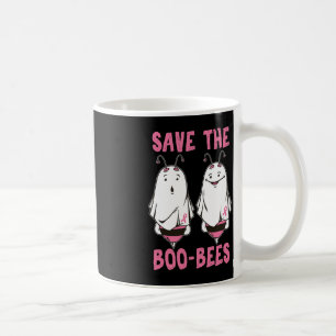 Niedliches Halloween-Oktober Brustkrebs-Sensibilis Kaffeetasse