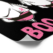 Niedliches Halloween-Oktober Brustkrebs-Sensibilis Poster (Ecke)