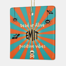 Niedliches Halloween-Ornament Keramikornament