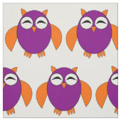 Niedliches Halloween-Owl-Flechtwerk Stoff (Muster)