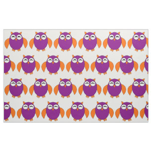 Niedliches Halloween-Owl-Flechtwerk Stoff