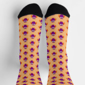Niedliches Halloween-Owl Gemustert Socken (Oben)