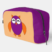 Niedliches Halloween-Owl Gemustert Waschbeutel (Rechte Ecke)