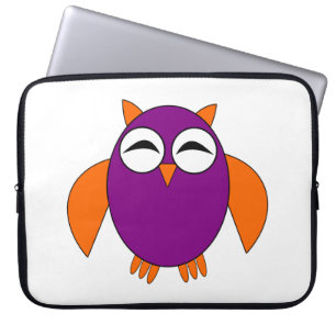 Niedliches Halloween-Owl-Laptop-Sieb Laptopschutzhülle