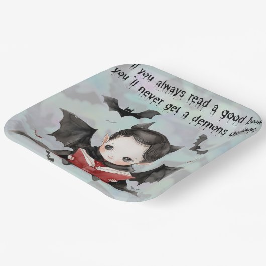 Niedliches Halloween! 👻 Pappteller (Gewinkelt)