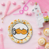 Niedliches Halloween-Party Boo Pumpkin und Ghost-T Pappteller (Party)