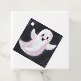 Niedliches Halloween-Party des White Ghost Geschenkanhänger