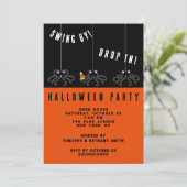 Niedliches Halloween-Party Einladung (Stehend Vorderseite)