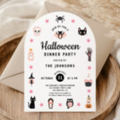 Niedliches Halloween-Party Einladung