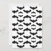 Niedliches Halloween-Party Einladung (Rückseite)