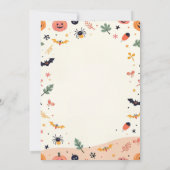 Niedliches Halloween-Party Einladung - Freundliche (Rückseite)