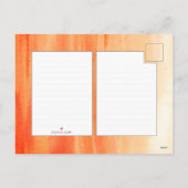 Niedliches Halloween-Party Feiertagspostkarte (Rückseite)