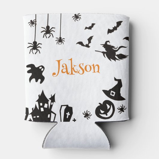 Niedliches Halloween Personalisiert Can Cooler - k Dosenkühler (Rückseite)