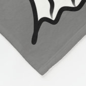 Niedliches Halloween-Print Fleecedecke (Ecke)