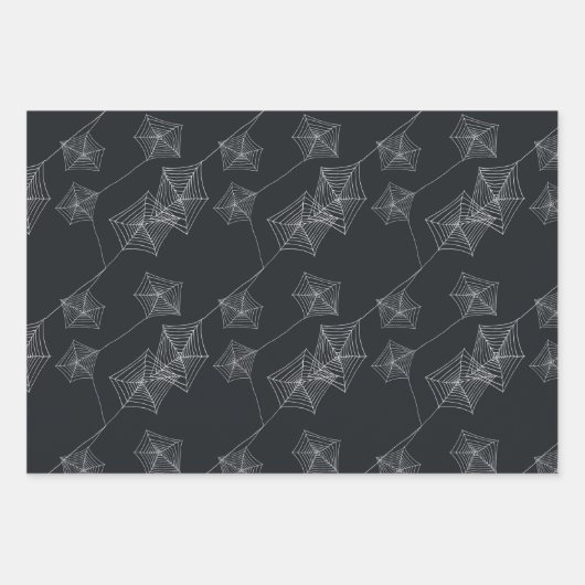 Niedliches Halloween-Print mit nahtlosem Muster. Geschenkpapier Set (Vorderseite 3)