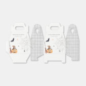 Niedliches Halloween Pumpkin Spider Web-Brautparty Geschenkschachtel (Ungefaltet)