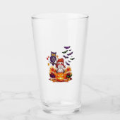 Niedliches Halloween-Puppenkuscheln Glas (Vorderseite)