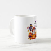 Niedliches Halloween-Puppenkuscheln Kaffeetasse (Vorderseite Links)