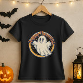 Niedliches Halloween Retro Ghost Happy Haunting T-Shirt
