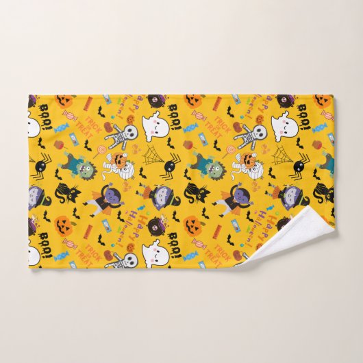 Niedliches Halloween-Set Badhandtuch Set (Handtuch)