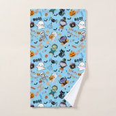 Niedliches Halloween-Set Badhandtuch Set (Handtuch)