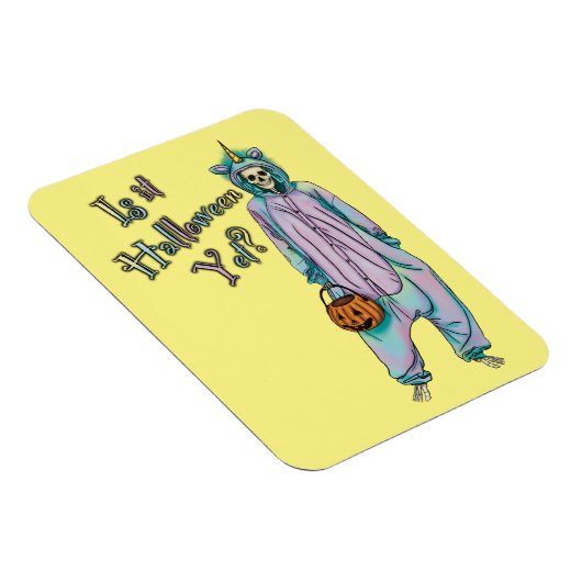 Niedliches Halloween Skeleton Magnet (Rechte Seite)