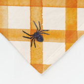Niedliches Halloween-Skelett Fleecedecke (Ecke)