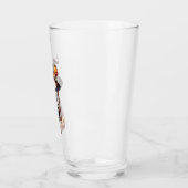 Niedliches Halloween-Skelett Glas (Links)