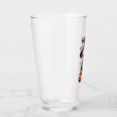 Niedliches Halloween-Skelett Glas (Rechts)
