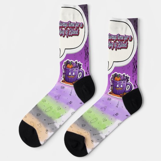 Niedliches Halloween! 👻 Socken (Linkes Detail)