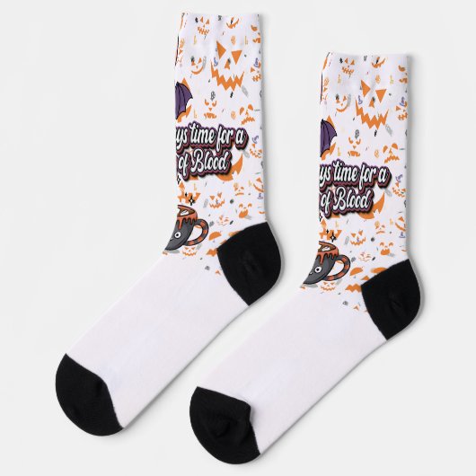 Niedliches Halloween! 👻 Socken (Linkes Detail)