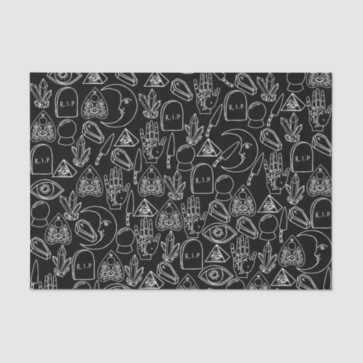 Niedliches Halloween-Spinnpapier Seidenpapier (Vorderseite)