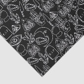 Niedliches Halloween-Spinnpapier Seidenpapier (Ausschnitt)