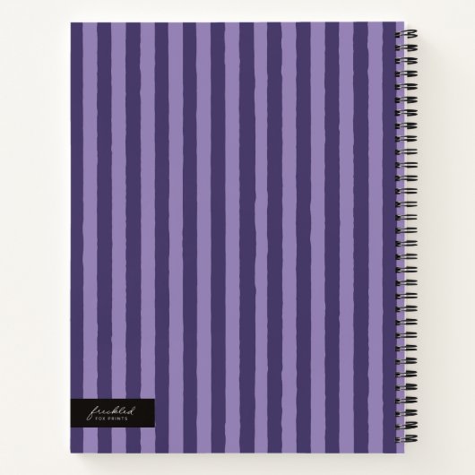 Niedliches Halloween-SpiralNotebook für Zurück in  Notizblock (Rückseite)