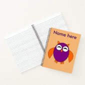 Niedliches Halloween-SpiralNotebook Notizblock (Innenseite)