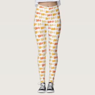Niedliches Halloween Spooky Boo Creepy Pumpkin Leggings