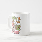Niedliches Halloween-Spooky und süßes Sprichwort Kaffeetasse (Vorderseite Links)