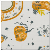 Niedliches Halloween-Symbol-Muster Stoff (Muster)