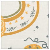 Niedliches Halloween-Symbol-Muster Stoff (Nahaufnahme)
