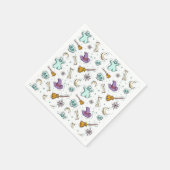 Niedliches Halloween-Thema Serviette (Ecke)