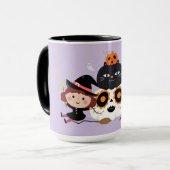 Niedliches Halloween-Thema Tasse (Vorderseite Links)