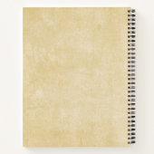 Niedliches Halloween-Themenmuster Notizblock (Rückseite)