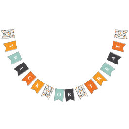 Niedliches Halloween TRICK ODER BEHANDLUNG Wimpelkette