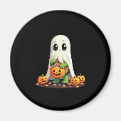 Niedliches Halloween Turtle Ghost mit Candy (6) Magnet (Vorne)