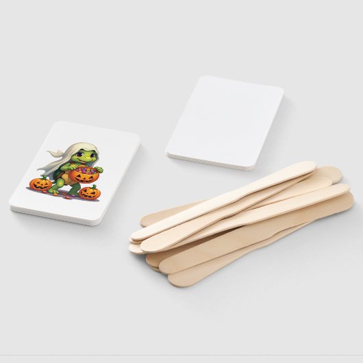 Niedliches Halloween Turtle Ghost mit Candy (8) Fächer (Non-assembled)