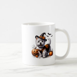 Niedliches Halloween Westie T-Shirt West Terrier D Kaffeetasse