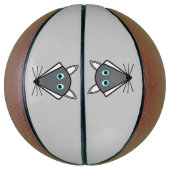Niedliches Halloween Wolf Basketballs (Vertikal)