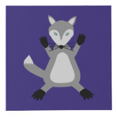 Niedliches Halloween Wolf Custom Foto Upload Würfel (Rechts)